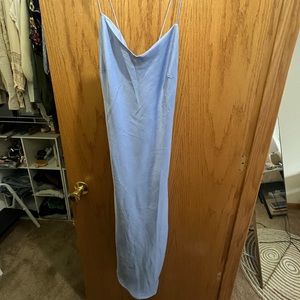 Sky Blue Slip Dress - Fabletics